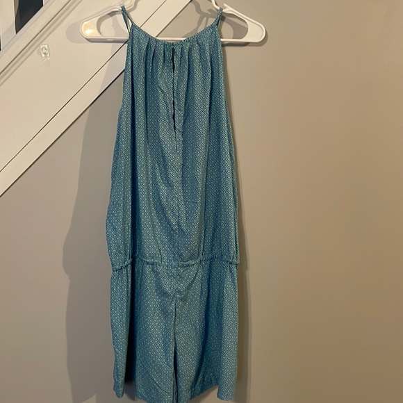 NWT GAP Blue Patterned Romper - Picture 7 of 7